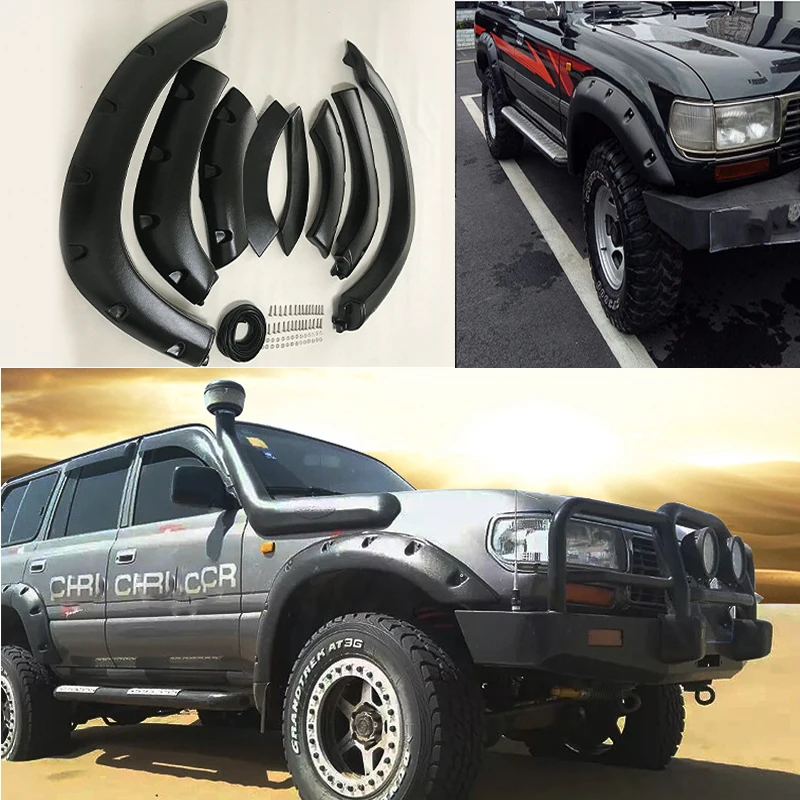 

For Toyota Land Cruiser Prado Lc80 Fj80 1990 -1998 landcruiser 80 series Fender Flares Wheel Arch Fender Accessories Mudguard