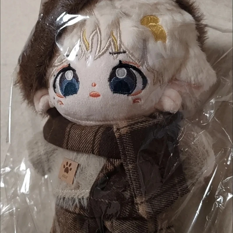 

20cm Anime Attributes Zhou Shen Hear Raining Kawaii Cosplay Soft Cotton Doll Body Cartoon DIY Dress Up Toy Figures Fans Gifts