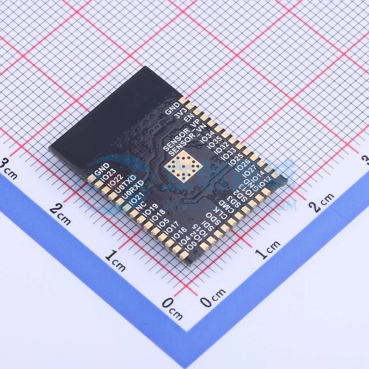 4pcs ESP32-SL SMD 25.5x18mm ESP32-S0WDchip I2C UART SPI I2S SDIO IR 2.4GHz WiFi Wireless Module for Smart Home System