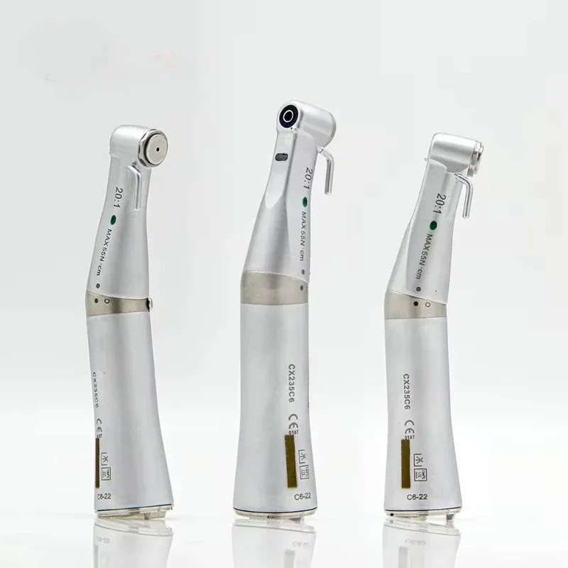 Original 20:1 Contra Angle implan Low Speeed Handpiece E type Reduction LED Handpiece For  Surgical implanation