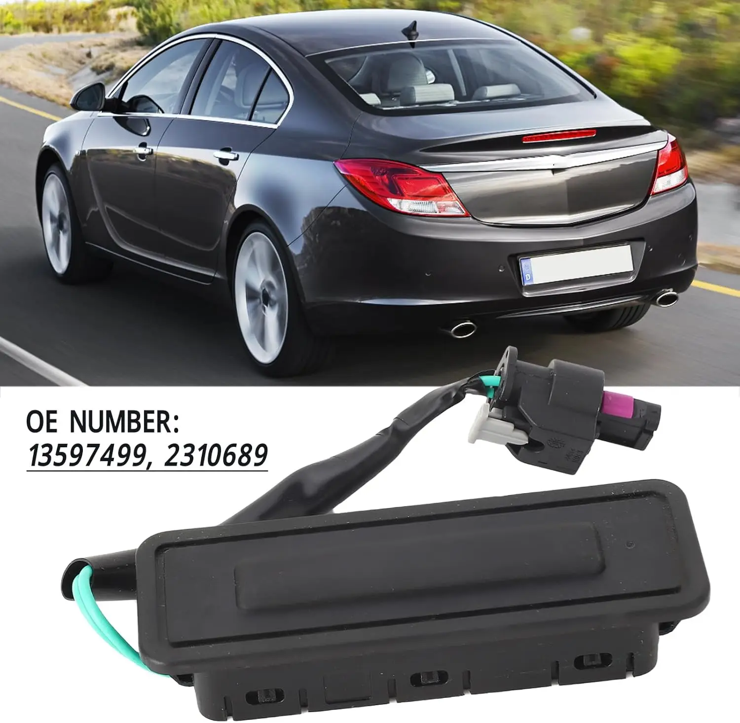 

13597499 Автомобильная задняя дверь багажника, кнопка открытия багажника для Vauxhall Insignia Estate 2009-2017 22902867