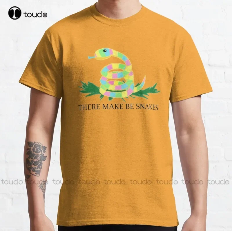 New There Make Be Snakes Classic T-Shirt Womens Tshirts Graphic S-5Xl Cotton Tee Shirt men's t-shirts Unisex