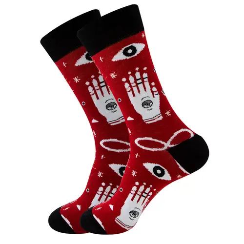 1 Pair New Happy Mens Socks Women Novelty Cartoon Sock Combed Cotton Funny Men's Big Size Crew Hip Hop Thick Long Socks - Image 52