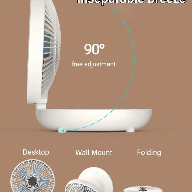 Ventilatore da cucina a doppio uso per uso domestico estivo ventilatore piccolo ricarica USB dormitorio domestico silenzioso grande vento Desktop