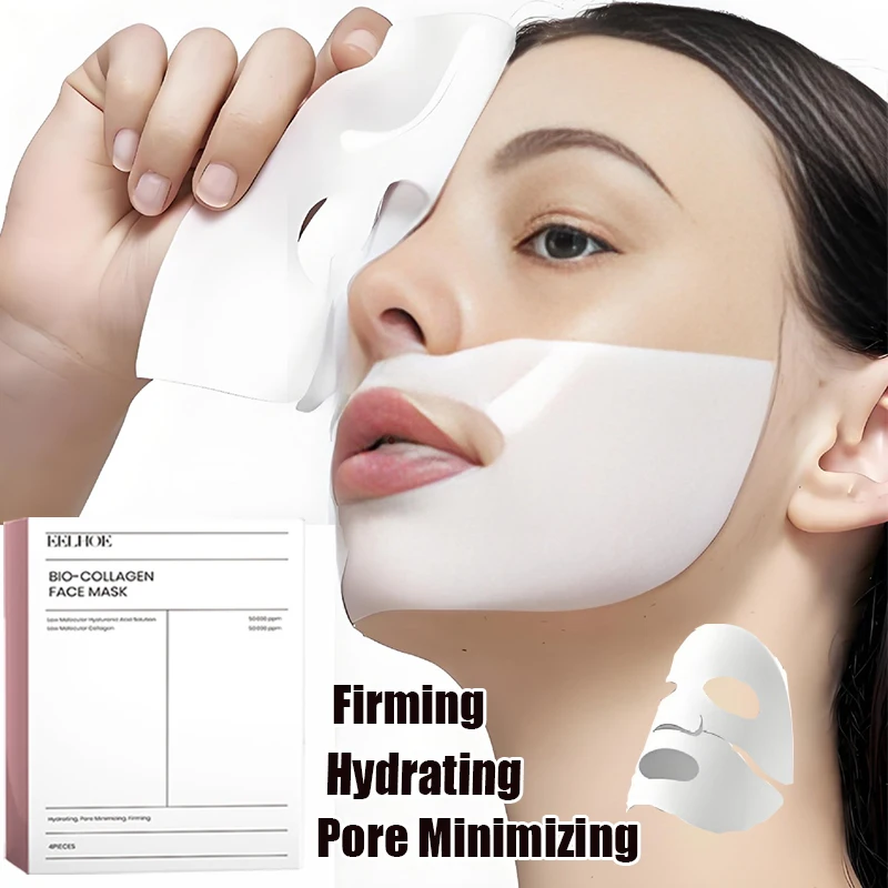 

2025 Face Skin Care Collagen Face Mask Shrink Pores Deep Hydrating Overnight Mask Moisturizing Refreshing Brightening