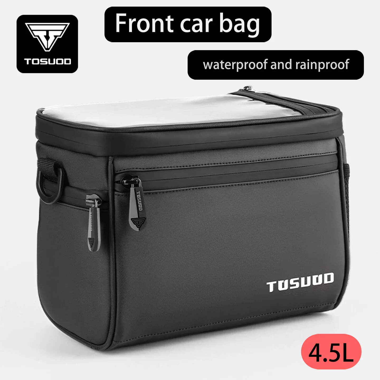 

TOSUOD Waterproof Bike Front Frame Bag Touch Screen MTB Bicycle Phone Holder EVA Handlebar Bags Cycling Front Storage Bag