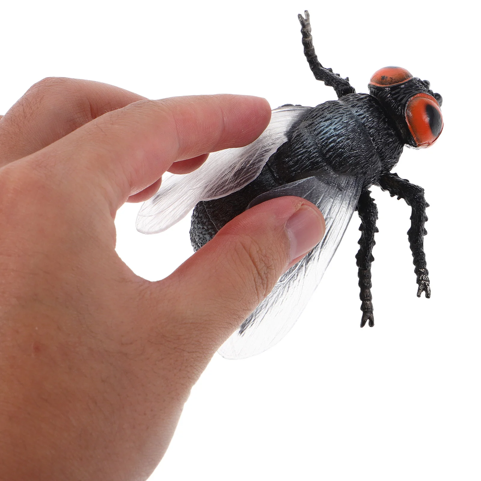 3Pcs Artificial Insects Realistic Flies for Children Education Parent-Child Bonding Durable Lightweight Realistic Fly Figures