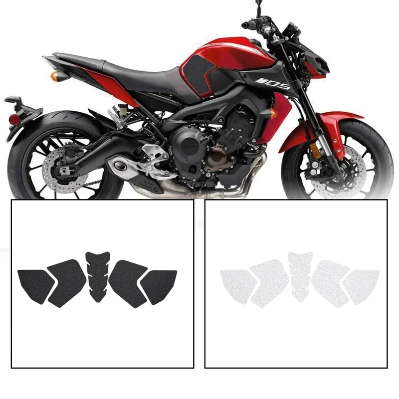 

Подходит для Yamaha FZ-09 fz09 MT-09 mt09 MT 09 Противоскользящий боковой топливный бак водостойкая наклейка на подкладку 2013-2020 2014 2015 2016