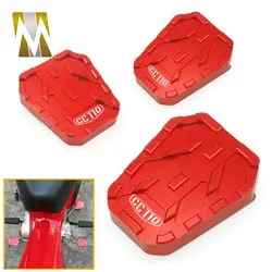 Accesorios de motocicleta para Honda Cross Cub CC110 CC 100, Pedal de freno antideslizante, almohadillas de pie de cambio antideslizantes delanteras y traseras, CC-110
