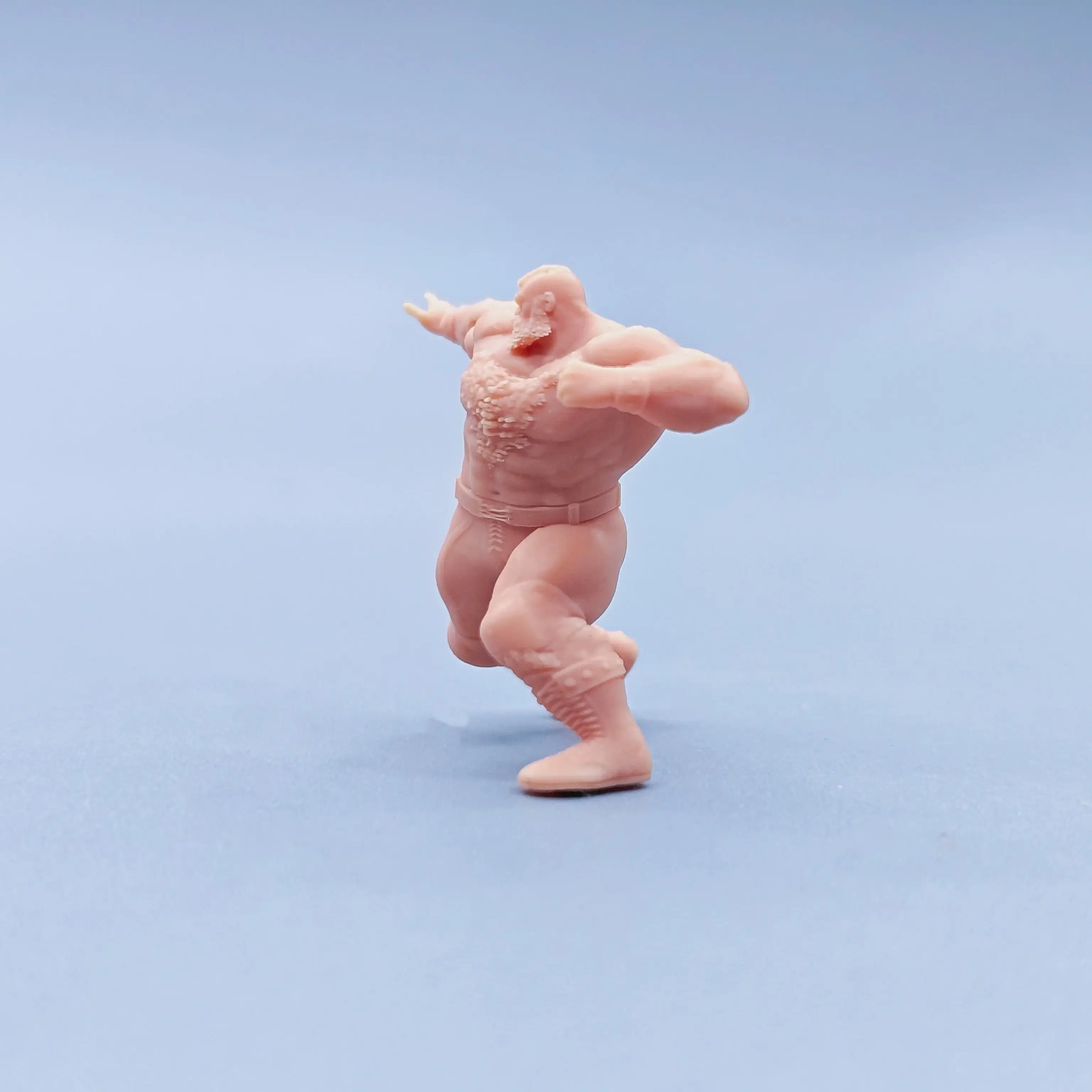 1/64 1/43 Beeldjes Schaalmodel Hars Street Fighter Zangief Ongekleurde Miniaturen Diorama handgeschilderde C112