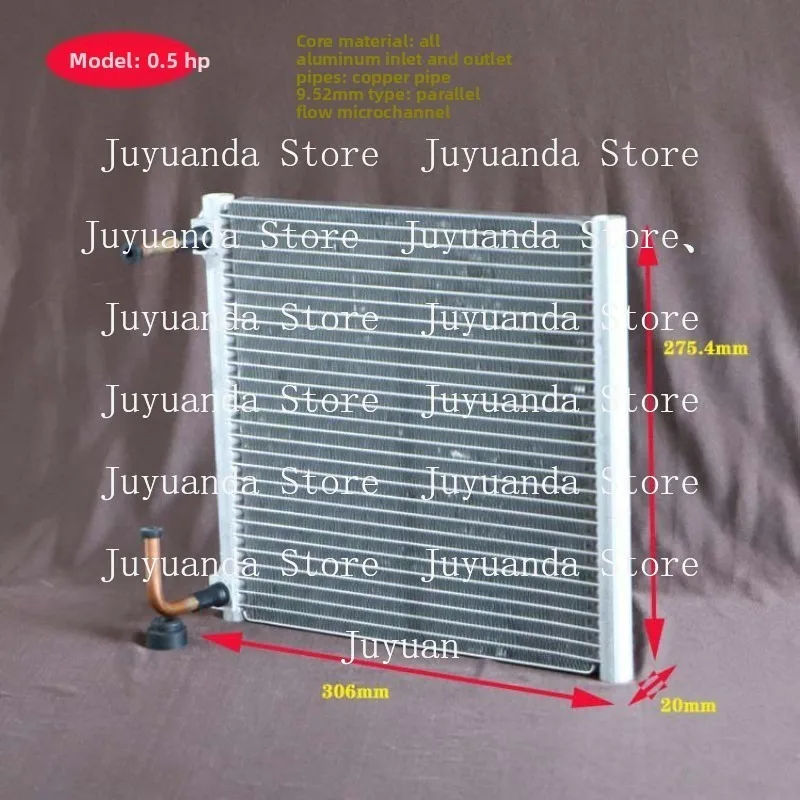 

1 Hp 0.5 Hp Condenser High Heat Exchange Microchannel Radiator Heat Exchanger Refrigeration Accessories All Aluminum Evaporator