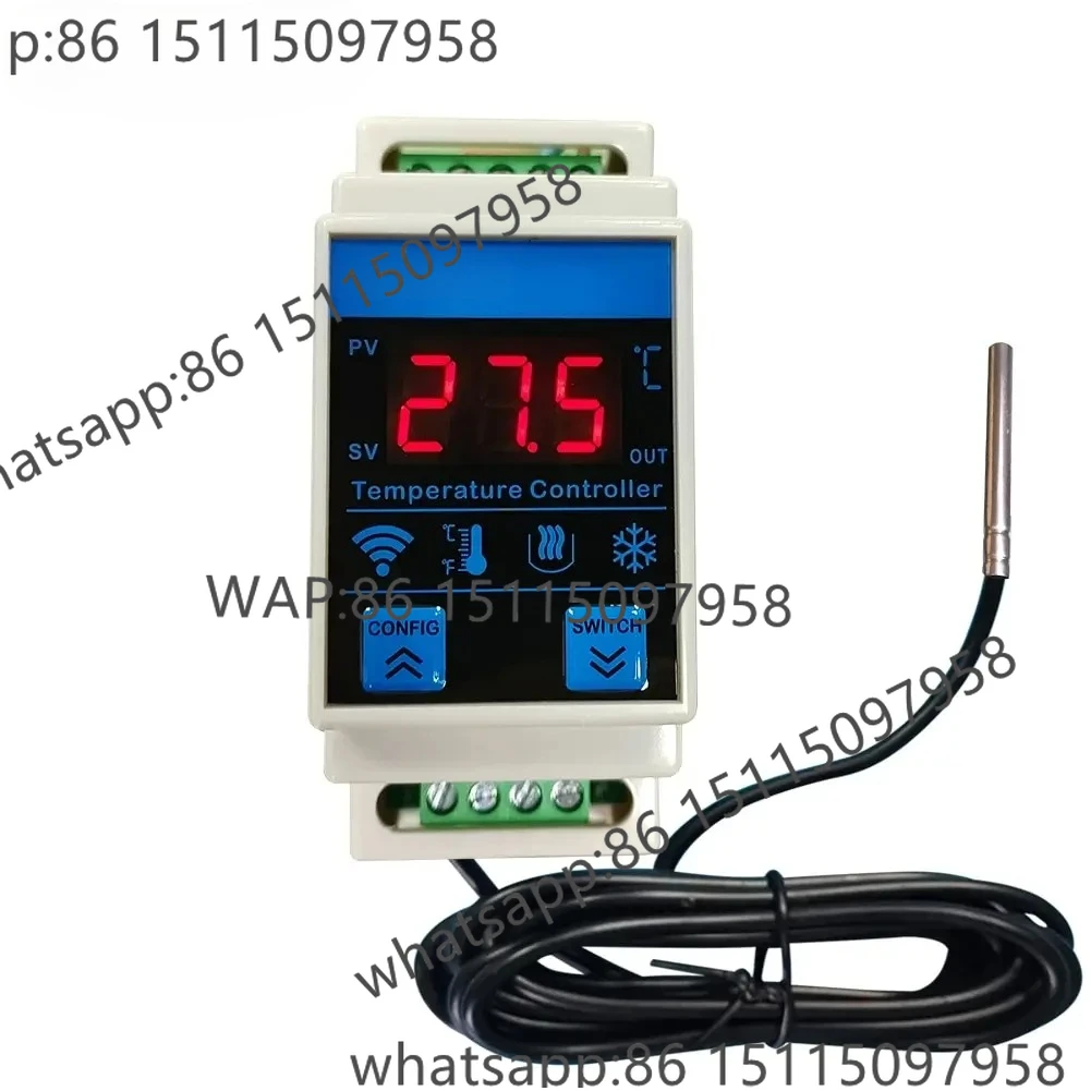 WIFI temperature sensor, refrigerator heating thermostat, intelligent life aquarium incubator temperature recorder