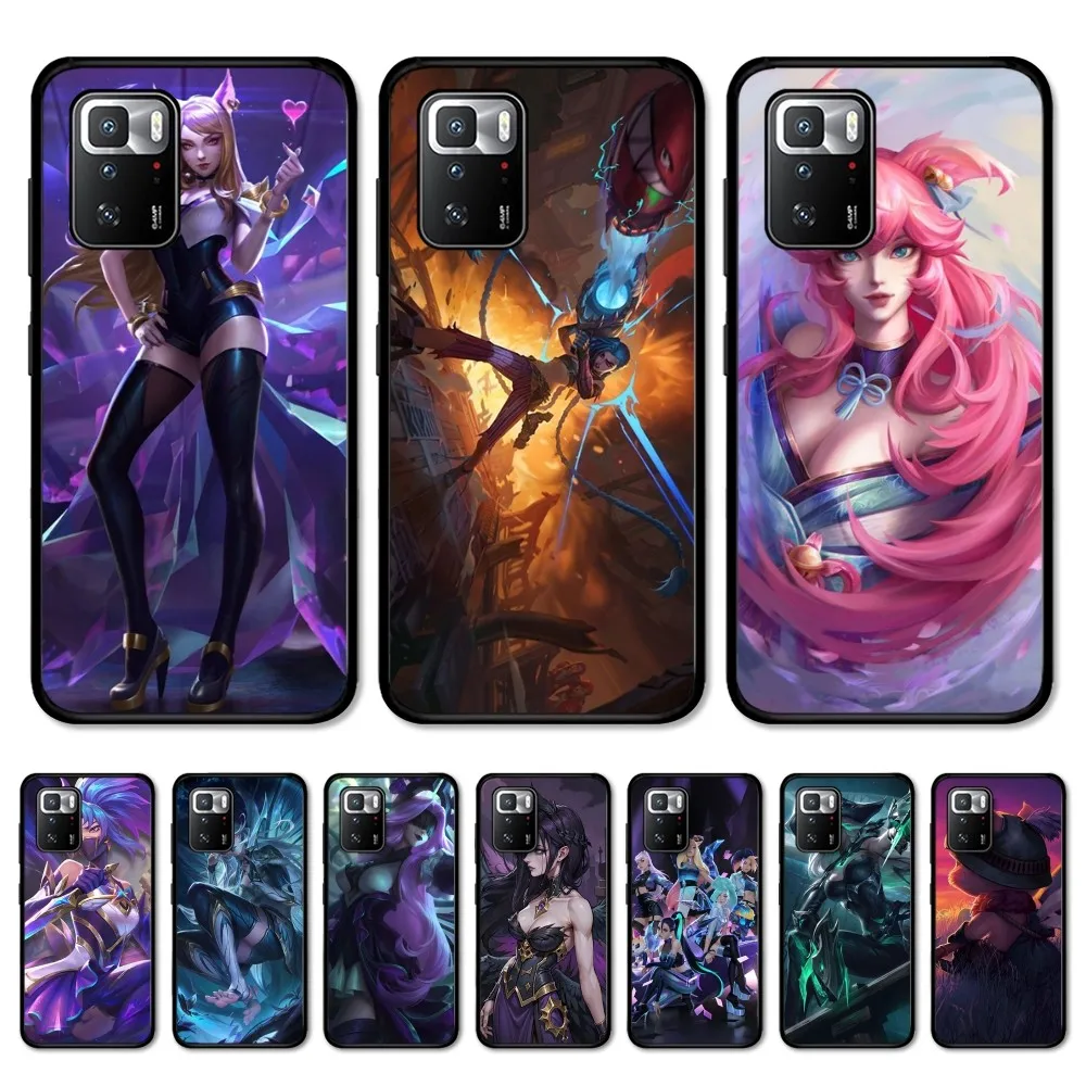 L-LOLS L-league-of-L-legends Phone Case For Redmi Note 4 X 5 A 6 7 8 Pro T 9 Pro 9S 10 Pro 11 Pro 11S 11Epro PocoM3pro