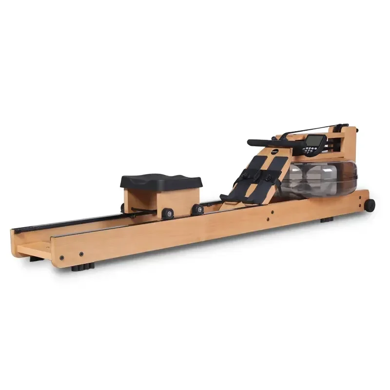 Indoor Rower Fitness Row Machine Water Rowing Machine for Home Use Eco-friendly Carton Box Wood Bodybuilding Unisex Wood Gym