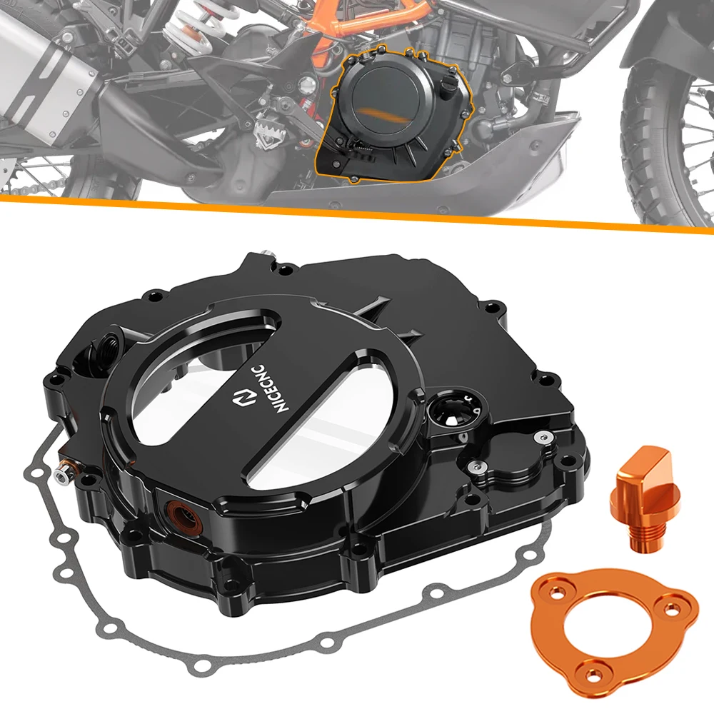 Transparent Motorcycle Engine Clutch Cover for KTM 390 Adventure 250 Adventure 2020-2024 390 Duke RC390 RC250 250 Duke 2017-2023