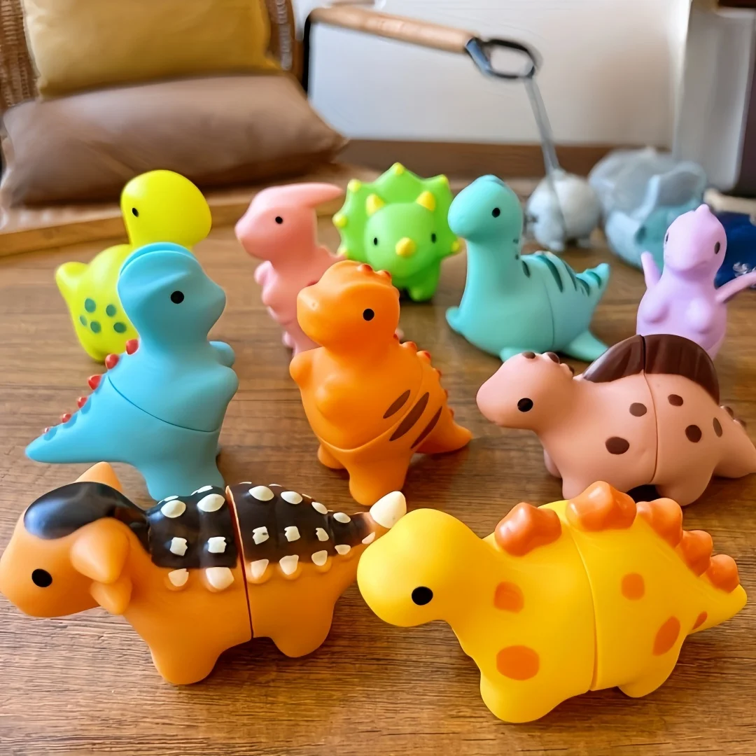 Peuterspeelgoed, Montessori Voorschoolse leeractiviteiten Dierenspeelgoed voor jongens Meisjes, 10 stuks Kleine mensen Dieren Matching Games Fijn