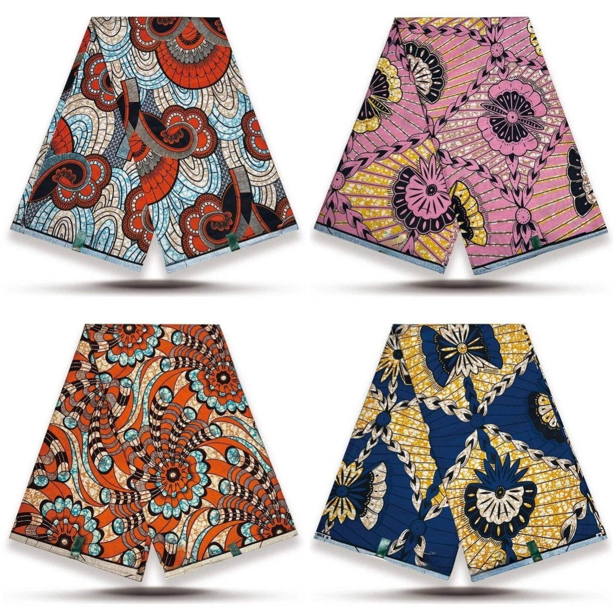 

New High Quality Ankara Wax Print Fabric For Women, Party Newest Style Pagne Wax Fabric 100% Cotton Soft Wax 6yards Y5-1030-1