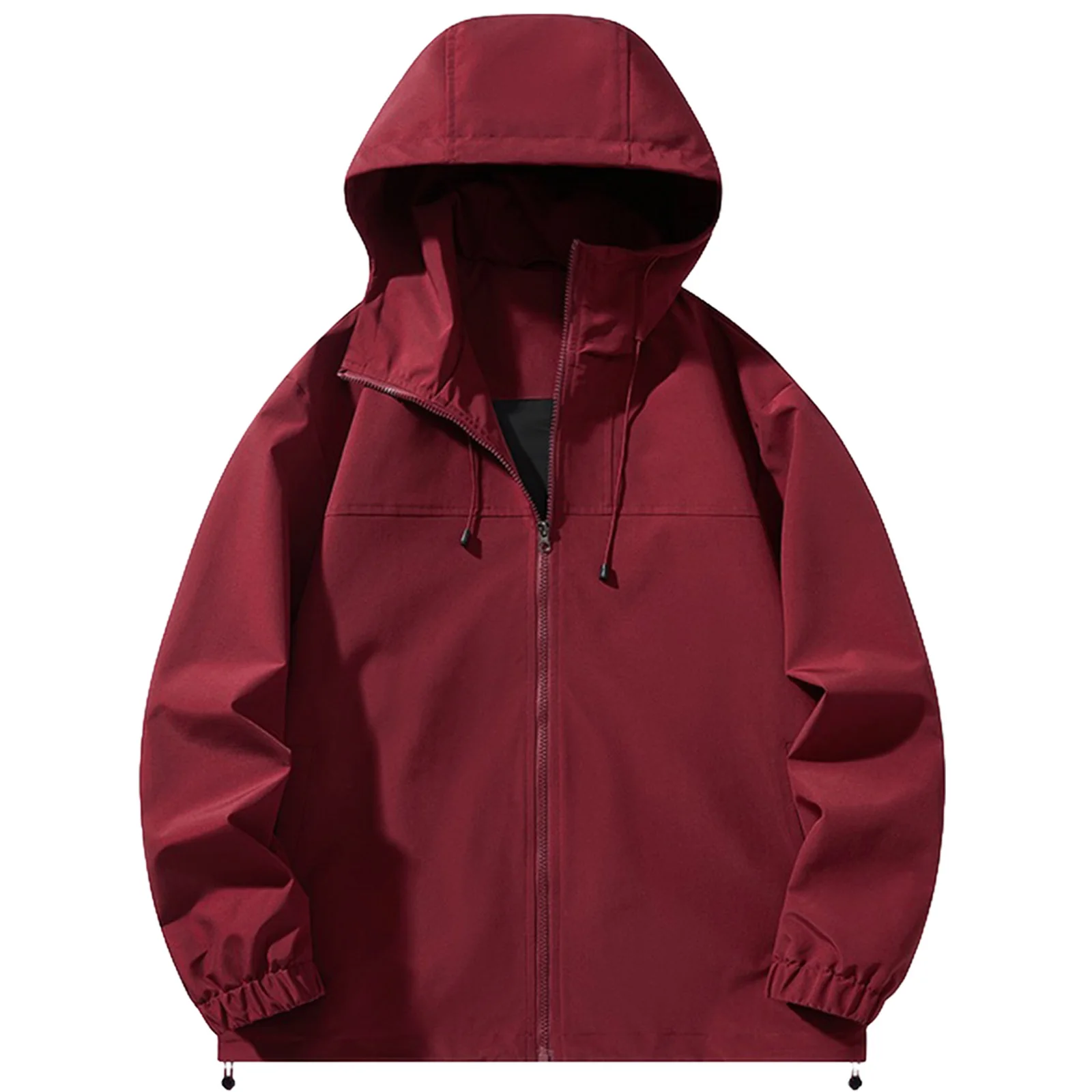 

Мужская тонкая дышащая водонепроницаемая ветровка для рыбалки и кемпинга, женская повседневная куртка с капюшоном и карманом на молнии, весенне-осенняя куртка