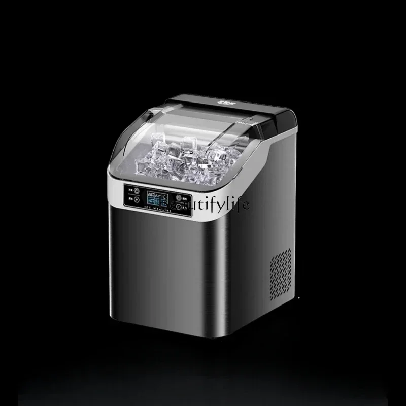 

FG34Ice machine household and commercial fully automatic small milk tea shop ice granulator