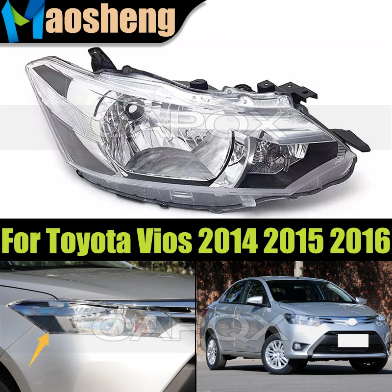 

Передняя фара для Toyota Vios 2014 2015 2016, фара, головной свет