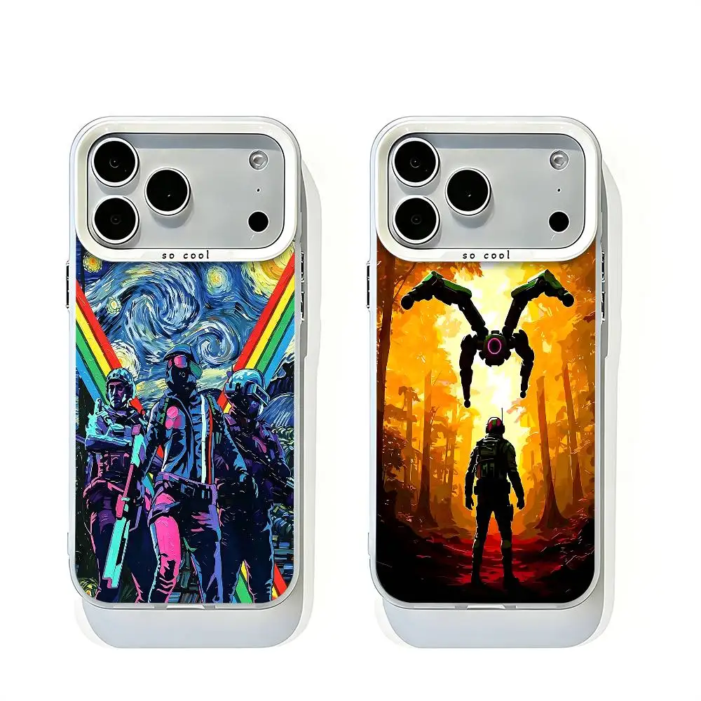 

A-ARC Game R-Raiders White Matte Large Lens Frame Cover For iPhone 12 11 14 13 17 16 15 Pro Max Mini Plus E