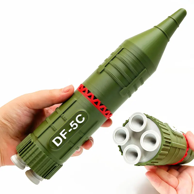 

Desktop Rocket Model Pen Pencil Holder 3D Printed DF-5C Missile Unique Military Home Decor Function Cool Art Craft Gift for Men
