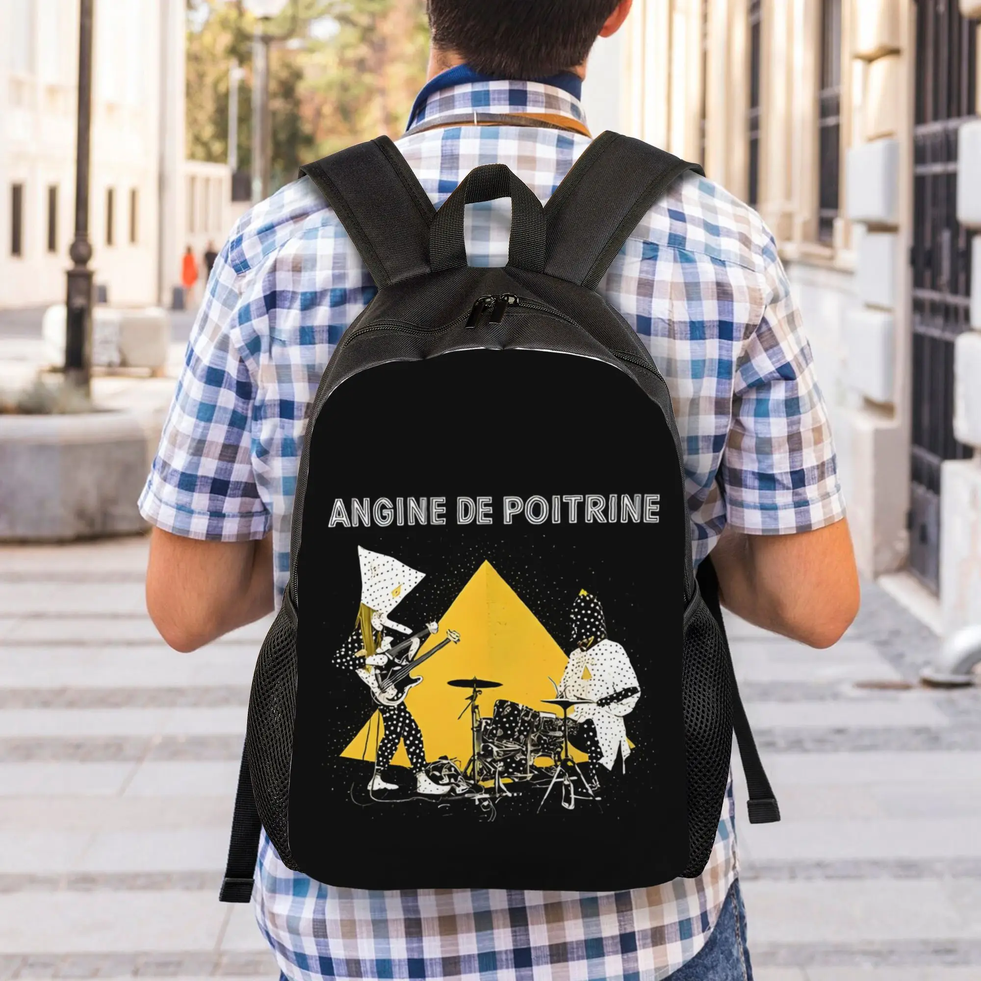 Back to school season Casual Angine De Poitrine 3 Storage Bag  Female Backpack Backpack