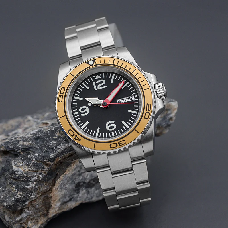 2023 Nieuwe Heren Horloge NH36 Automatische Mechanische Horloge Luxe Sport Roestvrij Staal Saffier Glas 100M Waterdicht Horloge