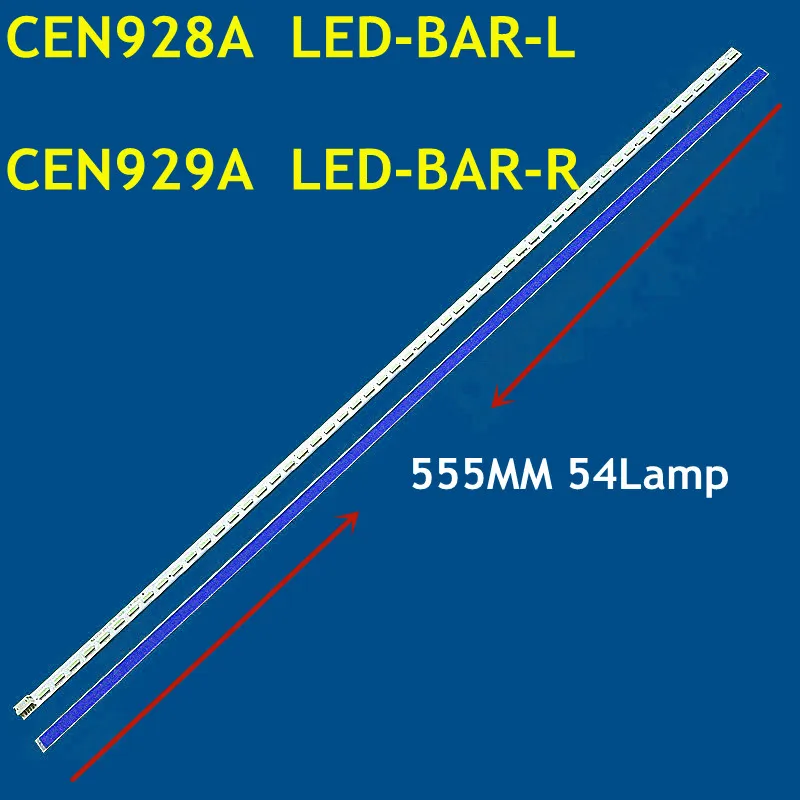 LED Backlight Strip 54 lamps CEN928A CEN929A LED-BAR-L LED-BAR-R For LC-50LE400M LC-50LE440M