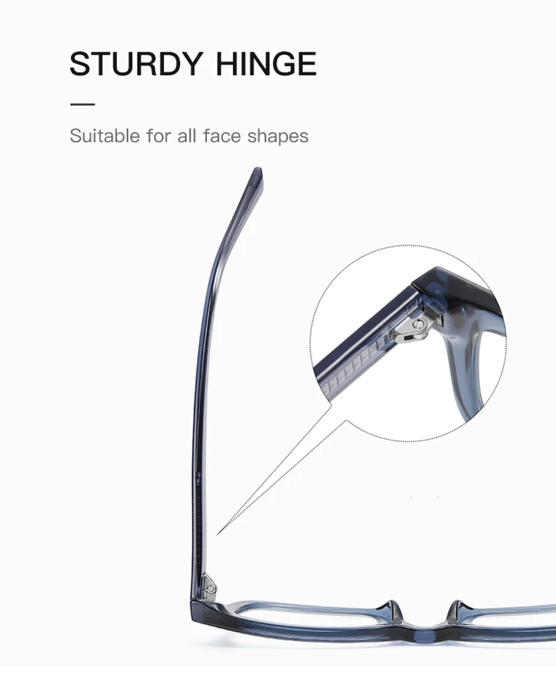 Kachawoo Blaulichtbrille, optisch, für Männer und Frauen, olivgrün, quadratisch, dicker Brillenrahmen, TR90-Acetat, hochwertiger europäischer Stil – Detail 3
