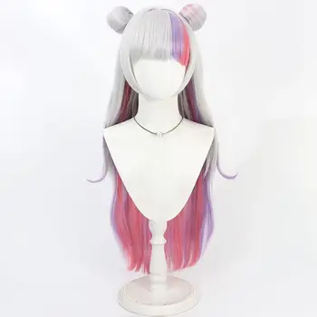 碧藍航線紫苑cosplay假髮長雙色假髮萬聖節派對假髮+贈送髮網 8 最佳銷售 碧藍航線cosplay - №5