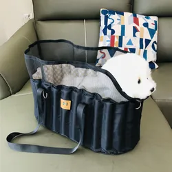 Collapsible Pet Dog Cat Shoulder Handbag Nonslip Dog Carriers with Foam Cotton Interlayer Travel Puppy Carrier Car Seat