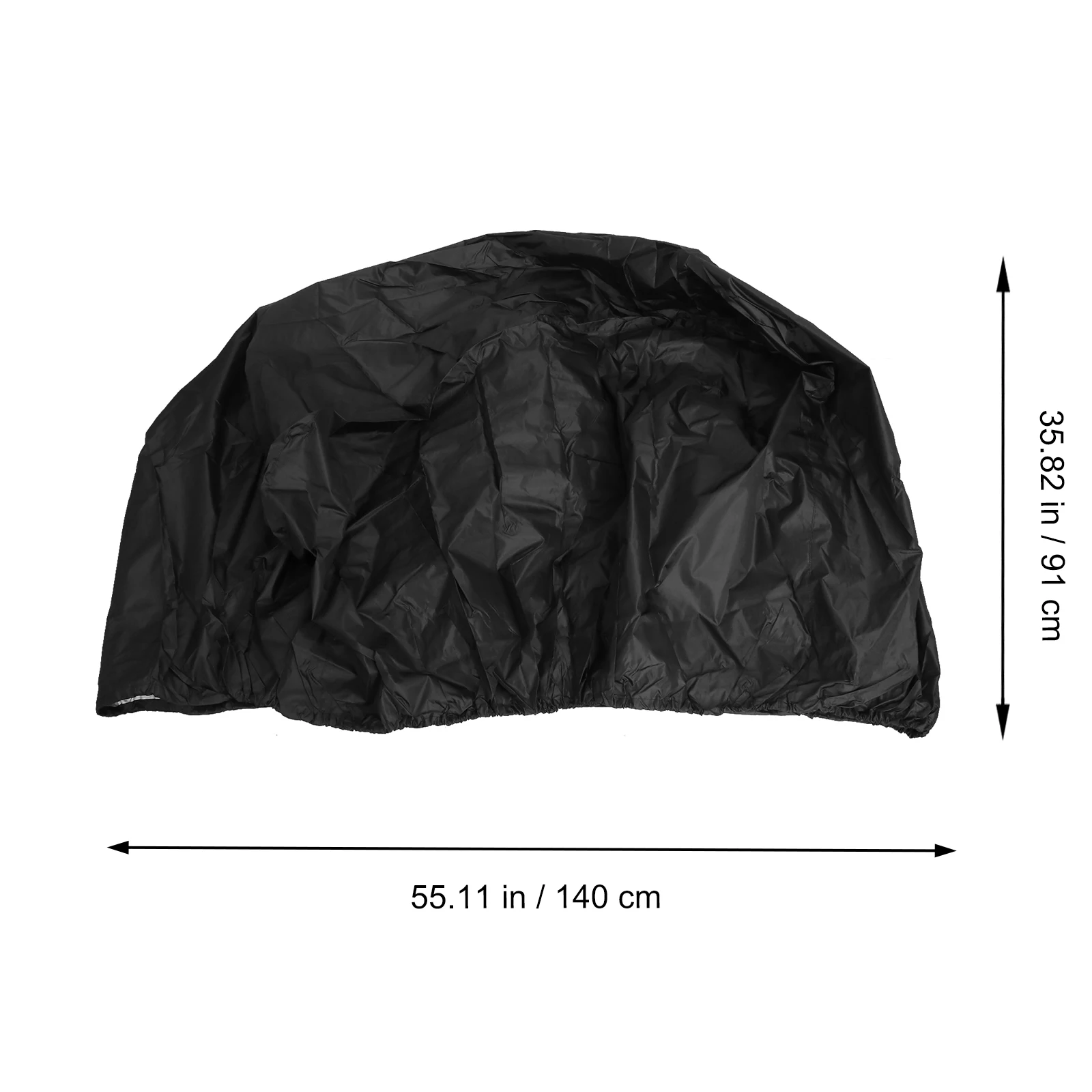 

Grass Machine Cover Waterproof Outdoor Black Size L Rain Sun Uv Dust Wind Protection 182x111x116cm Durable Lockhole Buckle