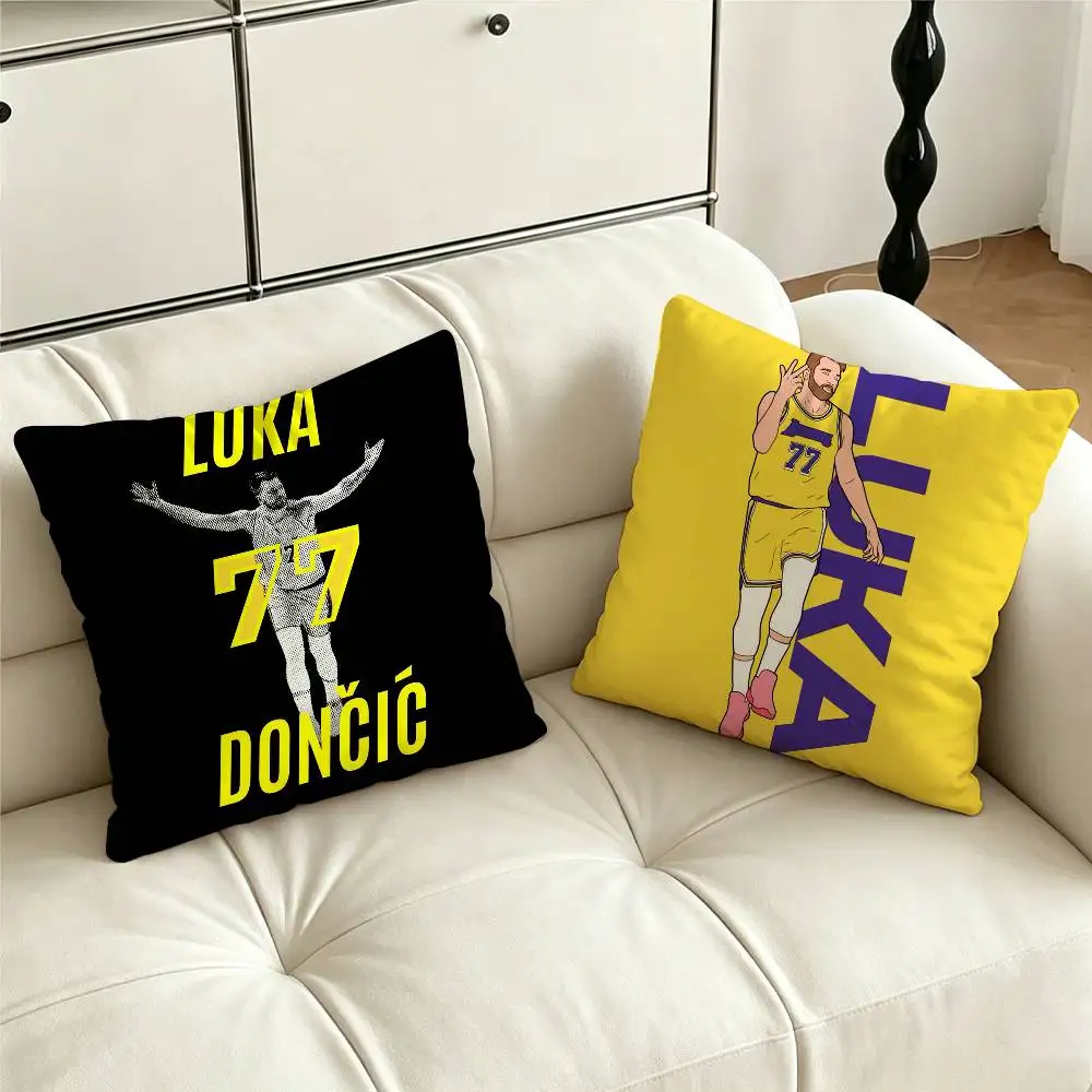 D-Doncic 77 L-Luka Pillow Case Cushion Cover Throw Pillow Case For Car Sofa