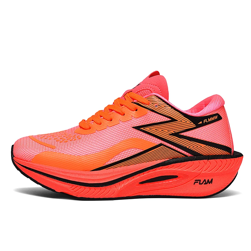 

Carbon Plate Marathon Men Sports Running Shoes Air Cushion Lightweight Women Athletic Gym Sneakers Hiking Jogging Footwear 36-46