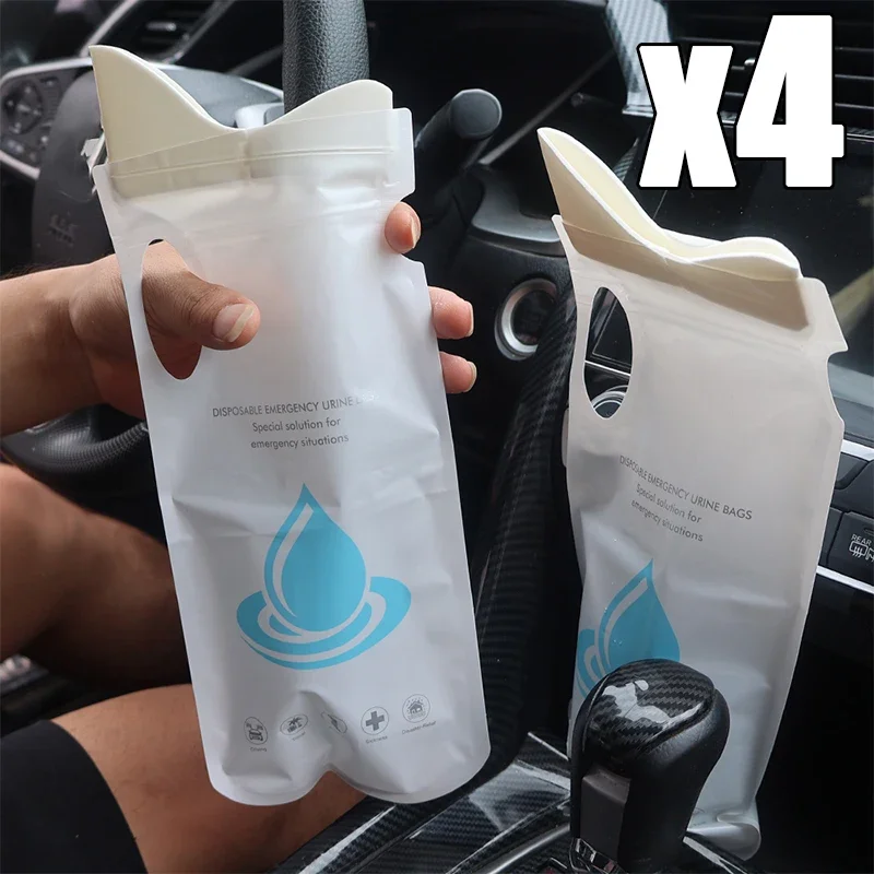 

Car Emergency Urine Bag Disposable Mobile Travel Convenience Bags Road Trip Portable High-speed Urinal for Men and Women