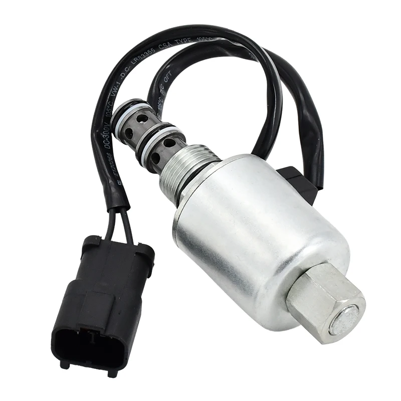 Solenoid Valve 714-12-25220 7141225220 compatible with Komatsu WA270-8 WA320-7 WA320-8 WA380-5 WA380-6 WA400-5 WA430-5 WA430-6