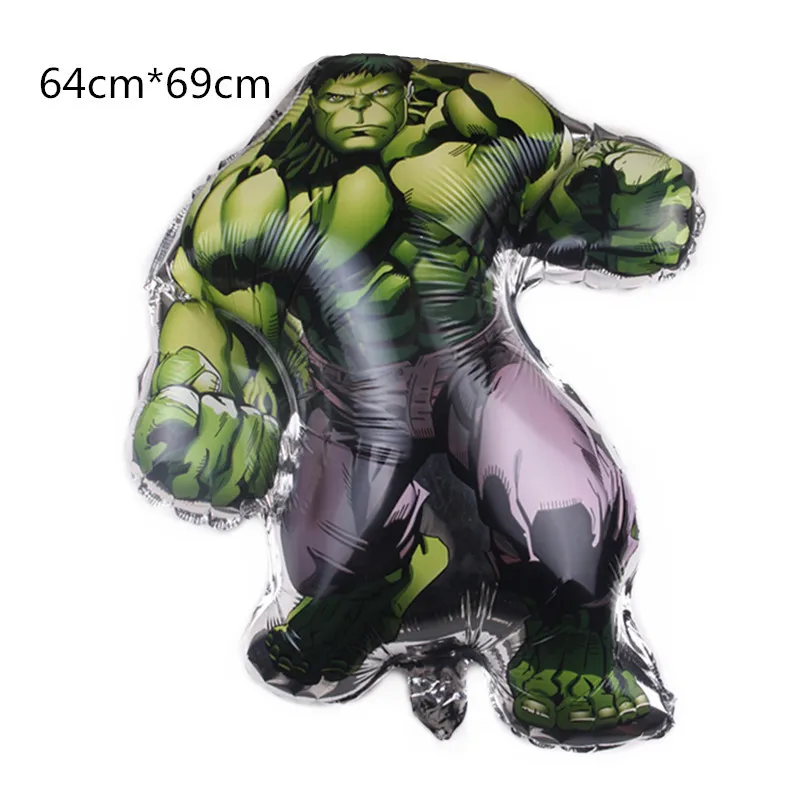 Superhero The Incredible Hulk Aluminum Balloons Birthday Supplies Green Birthday Latex Balloons for Kids Baby Shower Decorations