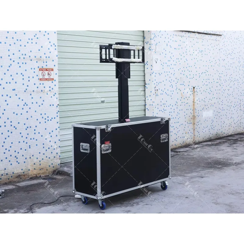 Carrying Plasma 55-inch Lifting Dual TV Cabinet LCD case Electric Power Lift Cases 55-tv-flight-case