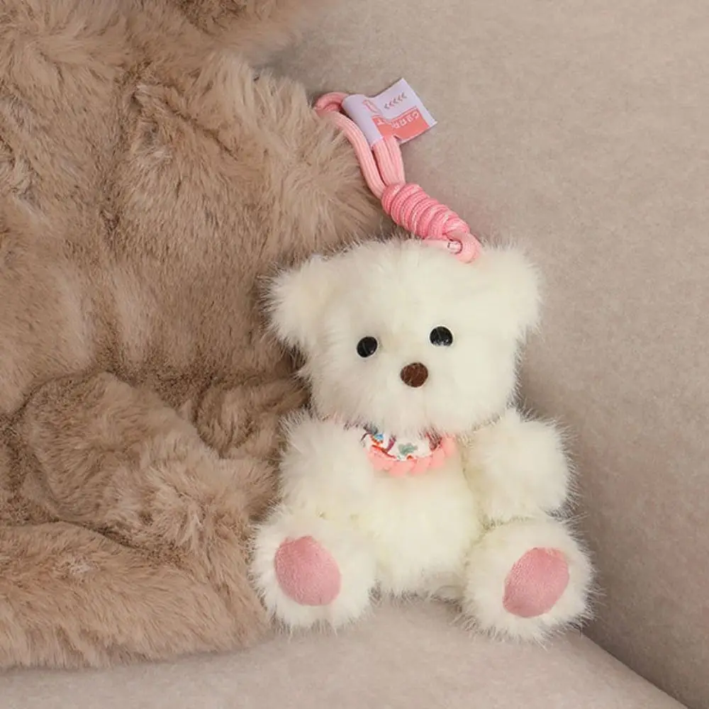 Cute Material Pack Bib Bear Pendant DIY Doll Cartoon DIY Pendant Material Pack Handmade Toys Bib Bear Doll Hanging Accessory