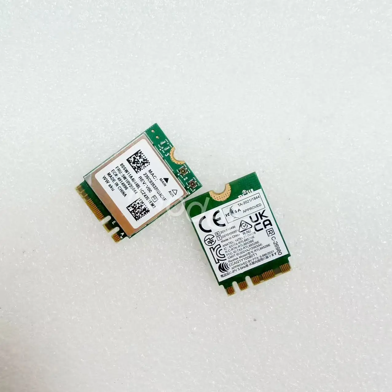 For ideapad 3-15ITL6  ThinkBook 16 G4+ ARA  E15 Gen 4 IdeaPad Gaming 3 15ARH7 Wireless,WLAN,FL,RTL8852BE P/N: 5W10V25844