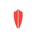 50pcs Shield Red