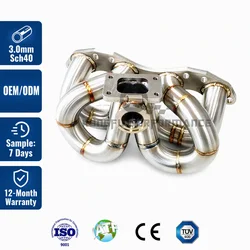 KUNGFU PERFORMANCE High Quality Stainless Steel 304 SR20 Manifold Fit for SR20DET S13 S14 S15 240sx