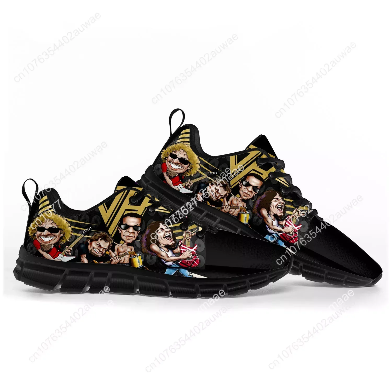 Van Evh 1984 Stripes Halen Sports Shoes Mens Women Teenager Kids Sneakers Rock Band 5150 Casual Custom Couple High Quality Shoes