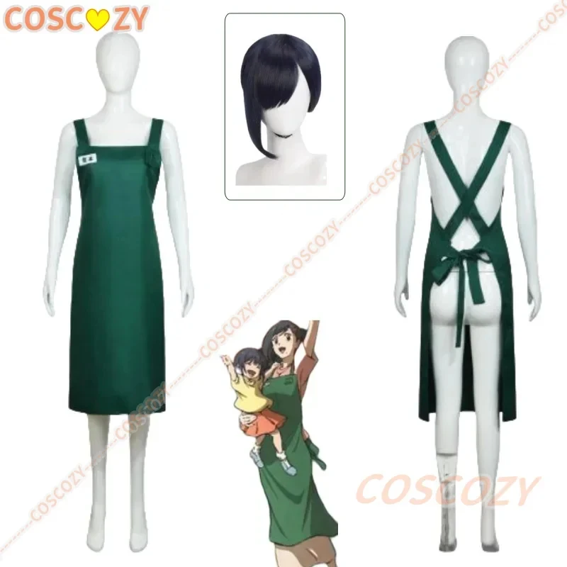

♫2026❤ Anime Sakamoto Days Taro Sakamoto's Wife Cosplay Costume Aoi Sakamoto Green Apron Halloween Party Women Men Costumes♫