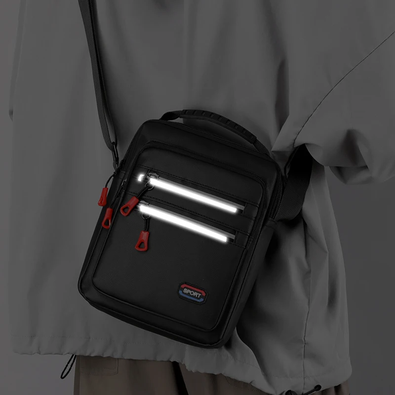 حقيبة كروس رجال الأعمال، حقيبة كتف للمكتب والترفيه، للأب والزوج (هدية الذكرى السنوية)