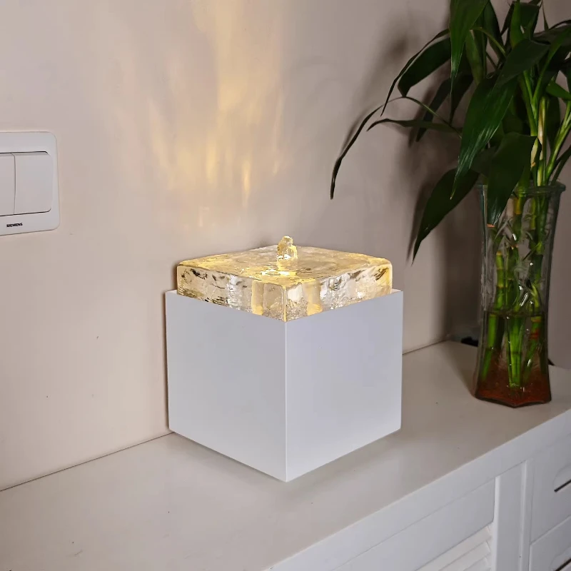 Lucky water ornament circulating water porch living room office decoration opening housewarming small fountain water feature
