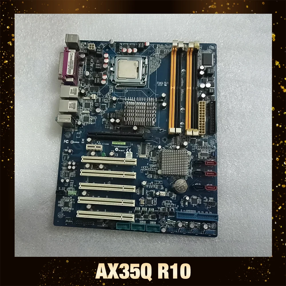 

Оригинальная материнская плата для оценки AX35Q R10 EAX-Q35-A1R с двумя сетевыми портами промышленного управления компьютерным оборудованием