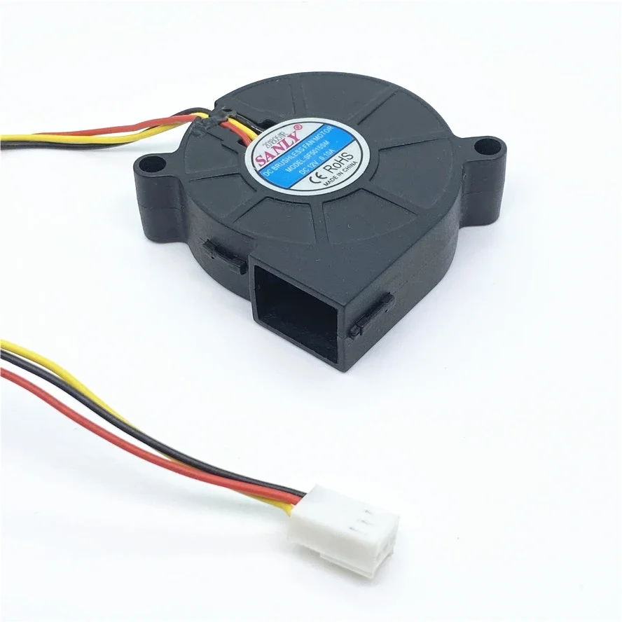نافخ صناعي للمرطب ، مروحة تبريد ، 3PIN ، SF5015SM ، 12V ، 0.1A ، 5 من من من من ، 50x50x15 ، أصلي