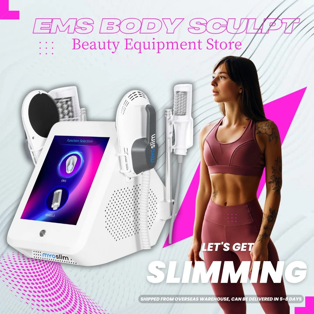 EMS Vacuum Inner Ball Roller 360 Degree Rolling Cellulite Massage Weights Loss Machine Body Muscle Body Slimming Fat Removal